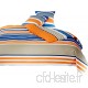 MISTRAL Home Parure de lit en Percale Rayures Orange Bleu Coton égyptien  Coton  Mehrfarbig  135x200cm Bettwäsche - B00VKZ9INY